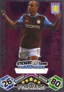 Sticker Gabriel Agbonlahor - English Premier League 2009-2010. Match Attax Extra - Topps
