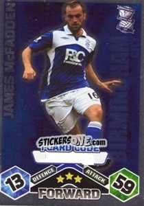 Sticker James McFadden - English Premier League 2009-2010. Match Attax Extra - Topps