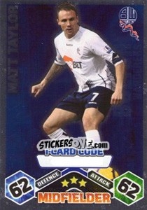 Sticker Matt Taylor - English Premier League 2009-2010. Match Attax Extra n. 113 - Topps