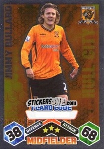 Sticker Jimmy Bullard - English Premier League 2009-2010. Match Attax Extra n. 118 - Topps