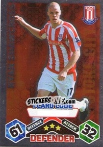 Figurina Ryan Shawcross - English Premier League 2009-2010. Match Attax Extra - Topps