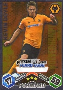 Sticker Kevin Doyle - English Premier League 2009-2010. Match Attax Extra - Topps