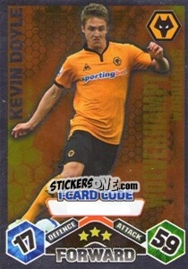 Sticker Kevin Doyle - English Premier League 2009-2010. Match Attax Extra n. 128 - Topps