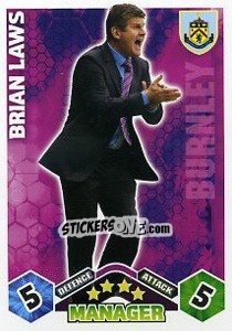 Cromo Brian Laws - English Premier League 2009-2010. Match Attax Extra - Topps