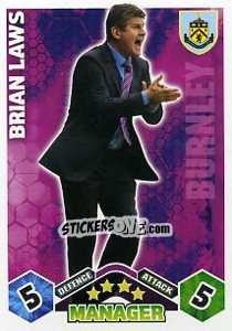Sticker Brian Laws - English Premier League 2009-2010. Match Attax Extra n. 130 - Topps