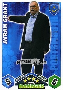 Cromo Avram Grant - English Premier League 2009-2010. Match Attax Extra n. 132 - Topps