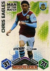 Sticker Chris Eagles - English Premier League 2009-2010. Match Attax Extra n. 138 - Topps