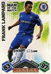 Sticker Frank Lampard - English Premier League 2009-2010. Match Attax Extra n. 139 - Topps