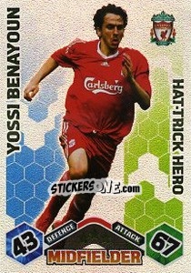Sticker Yossi Benayoun - English Premier League 2009-2010. Match Attax Extra n. 155 - Topps