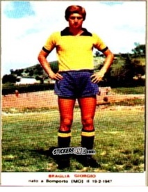 Cromo Giorgio Braglia - Campionato di Calcio 1967-1968
 n. MOD16 - PERSICO
