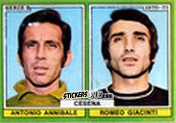 Sticker Annibale / Giacinti - Calciatori 1970-1971
 n. B37 - Edis