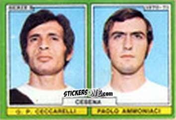 Sticker Ceccarelli / Ammoniaci - Calciatori 1970-1971
 n. B38 - Edis