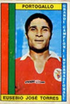 Cromo Eusebio Jose Torres - Calciatori 1970-1971
 n. 70 - Edis