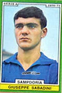 Sticker Sabatini - Calciatori 1970-1971
 n. SAM9 - Edis