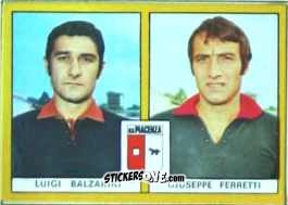 Sticker Balzarini / Ferretti - Calciatori 1969-1970. Mexico 70
 n. B105 - Edis