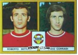 Sticker Bettega / Corradi - Calciatori 1969-1970. Mexico 70
 n. B158 - Edis