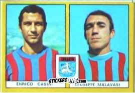 Sticker Casini / Malavasi - Calciatori 1969-1970. Mexico 70
 n. B140 - Edis