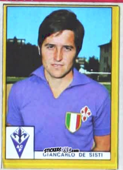 Sticker De Sisti - Calciatori 1969-1970. Mexico 70
 n. A75 - Edis