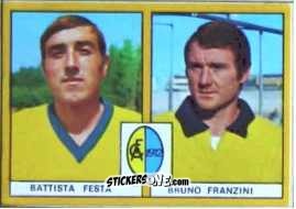 Cromo Festa / Franzini - Calciatori 1969-1970. Mexico 70
 n. B84 - Edis