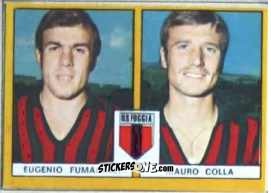 Cromo Fumagalli / Colla - Calciatori 1969-1970. Mexico 70
 n. B50 - Edis