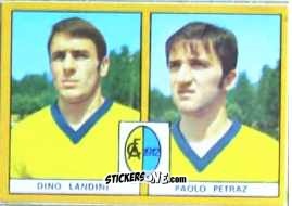Sticker Landini / Petraz - Calciatori 1969-1970. Mexico 70
 n. B83 - Edis