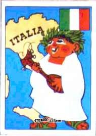 Sticker Map / Flag - Calciatori 1969-1970. Mexico 70
 n. WC1 - Edis