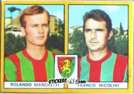 Sticker Marchetti / Nicolini - Calciatori 1969-1970. Mexico 70
 n. B151 - Edis