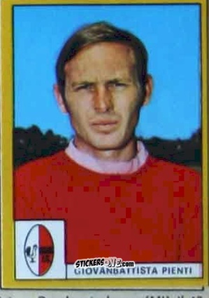 Sticker Pienti - Calciatori 1969-1970. Mexico 70
 n. A12 - Edis