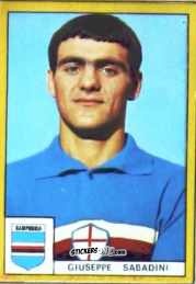 Sticker Sabadini - Calciatori 1969-1970. Mexico 70
 n. A213 - Edis