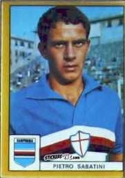 Sticker Sabatini - Calciatori 1969-1970. Mexico 70
 n. A216 - Edis