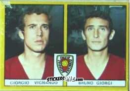 Sticker Vignando / Giorgi - Calciatori 1969-1970. Mexico 70
 n. B123 - Edis