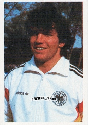 Sticker Matthaus Lothar - Mexico 1986. Coppa Del Mondo
 n. 342 - Euroflash