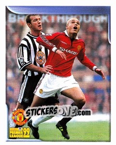 Sticker Wes Brown - Premier League Inglese 1998-1999. Transfer n. U12 - Merlin