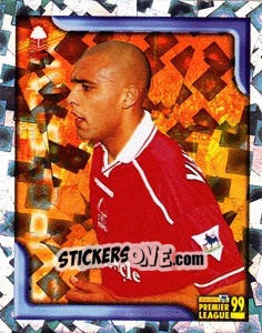 Sticker Pierre van Hooijdonk - Premier League Inglese 1998-1999. Transfer n. U25 - Merlin