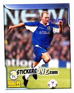 Sticker Bjarne Goldbaek - Premier League Inglese 1998-1999. Transfer n. U27 - Merlin
