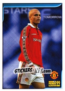Sticker Wes Brown - Premier League Inglese 1998-1999. Transfer n. U37 - Merlin
