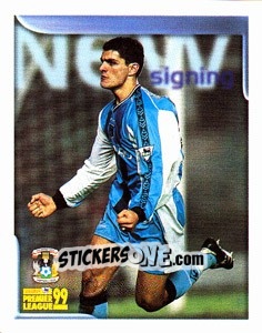 Sticker John Aloisi - Premier League Inglese 1998-1999. Transfer n. U48 - Merlin