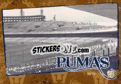 Sticker Estadio Olimpico Universitario - Futbol Mexicano. Pumas 2009-2010
 n. 62 - IMAGICS