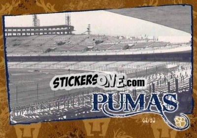 Sticker Estadio Olimpico Universitario - Futbol Mexicano. Pumas 2009-2010
 - IMAGICS