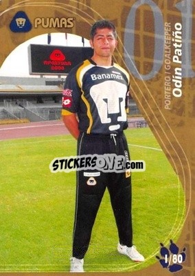 Sticker Odin Patino - Futbol Mexicano. Pumas 2009-2010
 n. 1 - IMAGICS