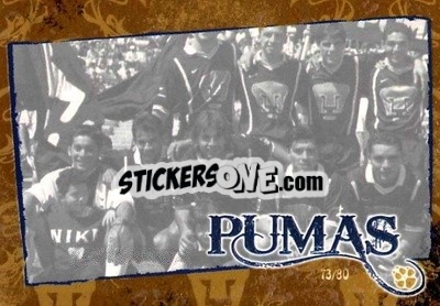 Sticker Pumas History - Futbol Mexicano. Pumas 2009-2010
 n. 73 - IMAGICS