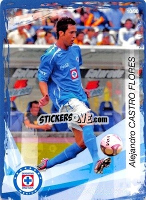 Sticker Alejandro Castro - Futbol Mexicano. Cruz Azul 2009-2010
 - IMAGICS