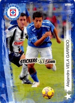 Sticker Alejandro Vela - Futbol Mexicano. Cruz Azul 2009-2010
 n. 37 - IMAGICS