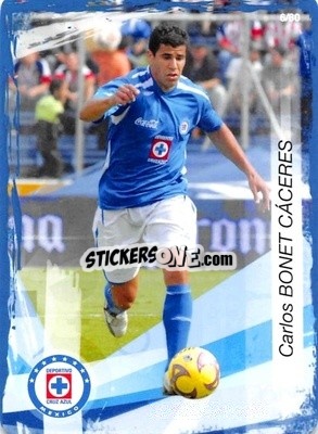 Sticker Carlos Bonet - Futbol Mexicano. Cruz Azul 2009-2010
 - IMAGICS