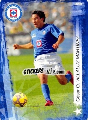 Sticker Cesar Villaluz - Futbol Mexicano. Cruz Azul 2009-2010
 - IMAGICS