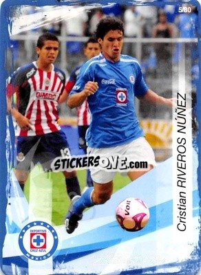 Sticker Cristian Riveros - Futbol Mexicano. Cruz Azul 2009-2010
 n. 5 - IMAGICS