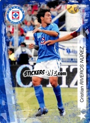 Cromo Cristian Riveros - Futbol Mexicano. Cruz Azul 2009-2010
 - IMAGICS