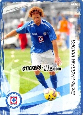 Sticker Emilio Hassan Viades - Futbol Mexicano. Cruz Azul 2009-2010
 - IMAGICS