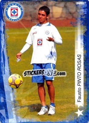 Cromo Fausto Pinto - Futbol Mexicano. Cruz Azul 2009-2010
 - IMAGICS
