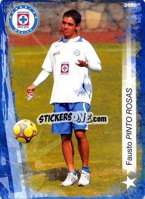 Sticker Fausto Pinto - Futbol Mexicano. Cruz Azul 2009-2010
 n. 34 - IMAGICS